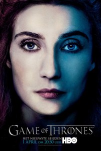 Carice van Houten als Melisandre in Game of Thrones