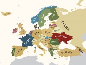 meisjesnamen europa