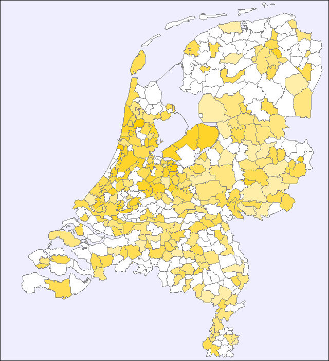 Verspreiding jongensnaam Valentijn