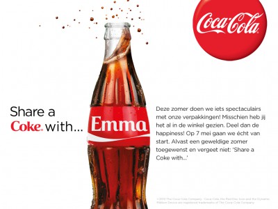 Share a Coke voornamen
