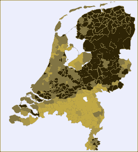 Verspreiding jongensnaam Hendrik in Nederland