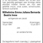 Wilhelmina Emma Juliana Bernarda Beatrix Irene